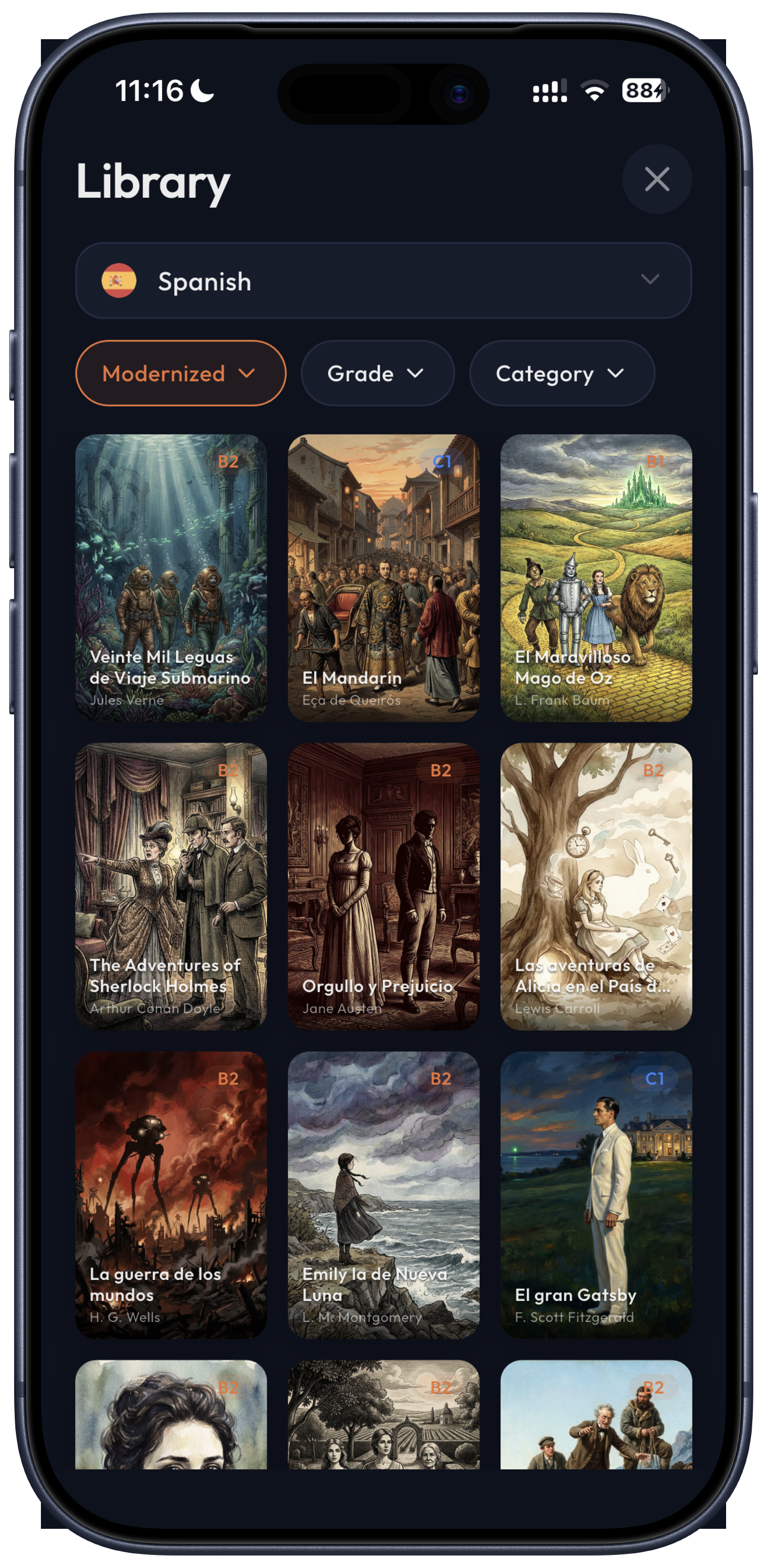 The reader library of books