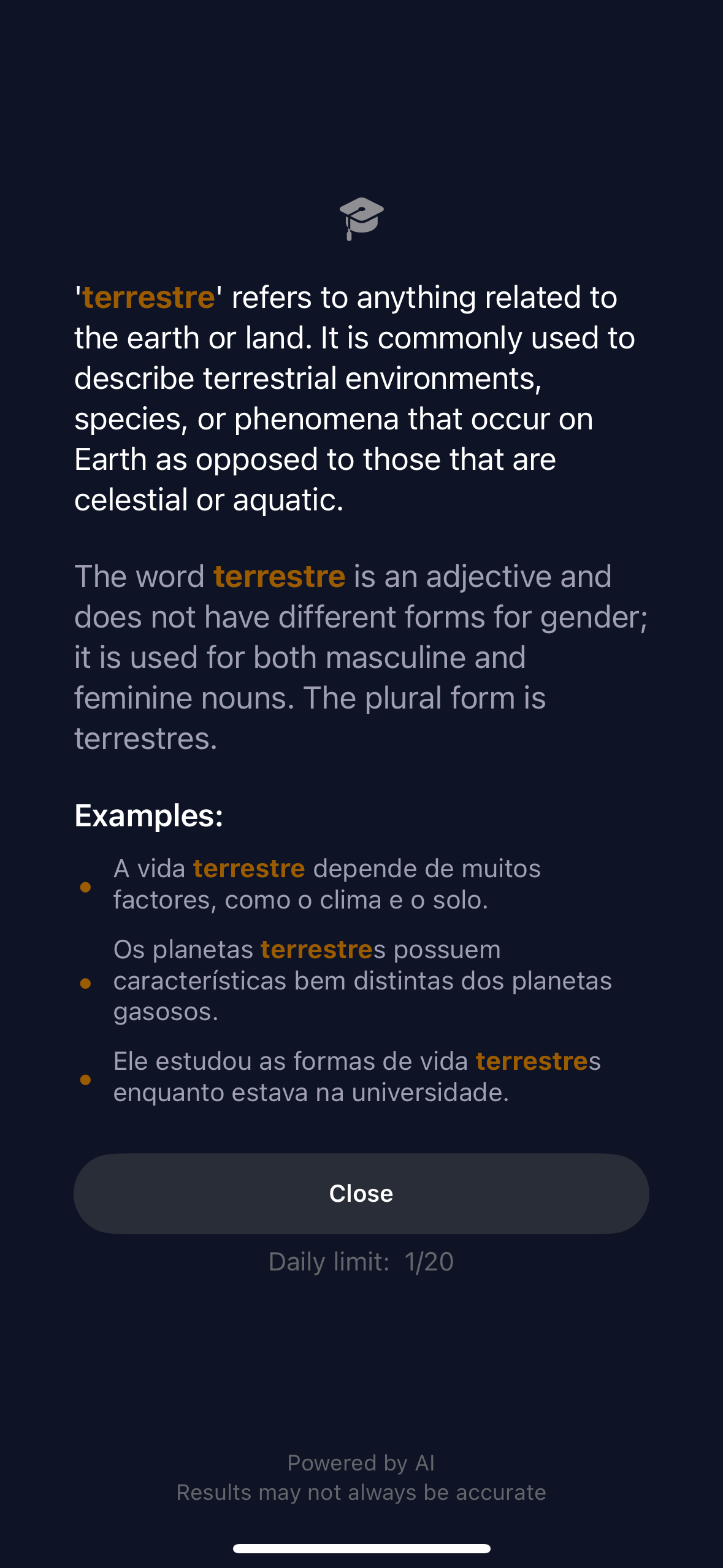 Go deeper on any word